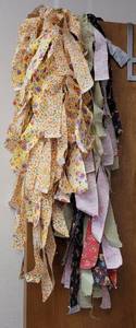 lot 68 image: ASSORTED HENS STYLE HOMEMADE DECOR AS SHOWN.