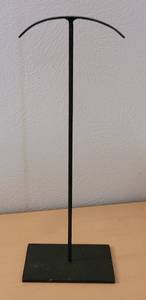 lot 79 image: CUSTOM MADE IRON STAND AS SHOWN.