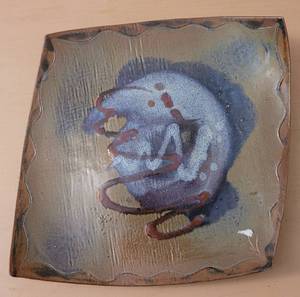 lot 93 image: DECORATIVE PLATTER IN STYLE, COLOR, AND CONDITION SHOWN.