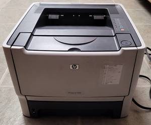 lot 113 image: HP LASERJET P2015 PRINTER MODEL CB366A WITH POWER CORD AS SHOWN.