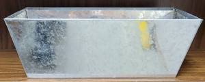 lot 142 image: IKEA SALVIA GALVANIZED GARDEN  WINDOW BOX AS SHOWN.