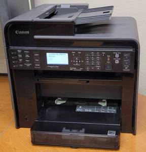 lot 199 image: CANON IMAGECLASS MF4770N MULTIFUNCTION PRINTER WITH POWER CORD AS SHOWN. TESTED AND POWERS ON.