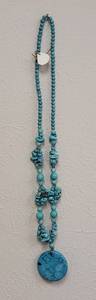 lot 287 image: TURQUOISE NECKLACE IN STYLE, COLOR, AND CONDITION SHOWN.