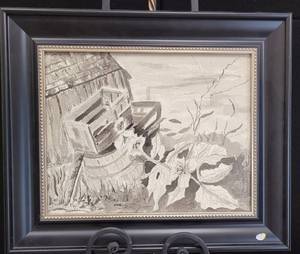 lot 311 image: FRAMED PRINT IN STYLE, COLOR, AND CONDITION SHOWN.