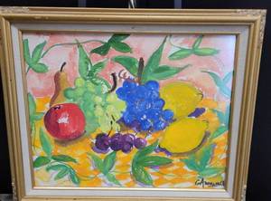 lot 314 image: FRAMED PRINT IN STYLE, COLOR, AND CONDITION SHOWN.