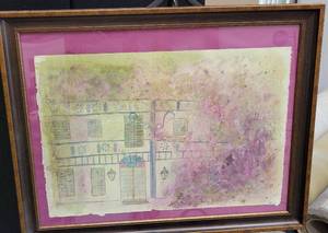 lot 328 image: FRAMED PRINT IN STYLE, COLOR, AND CONDITION SHOWN.