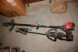 lot 236 image: Craftsman weedeater & Troy-Bilt weedeater