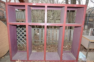 lot 481 image: Large Shelf Open Locker System