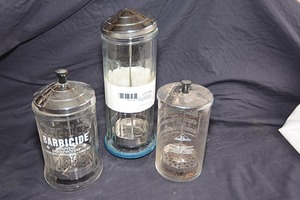 lot 48 image: Hospital disinfectant containers