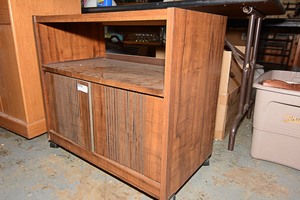 lot 56 image: Movable multi-level television stand
