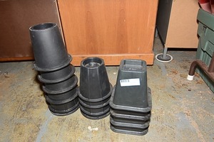 lot 66 image: Plastic Furniture Risers