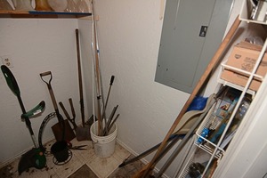 lot 76 image: Weedeater & scrap metal rods