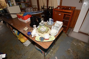 lot 485 image: Rectangular Table (Contents on table not included)