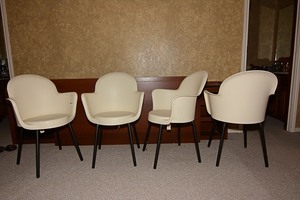 lot 80 image: Made in Italy Barrel Chair Set of 4