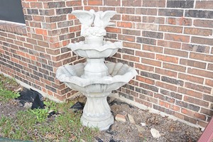 lot 203 image: Decorative outdoor fountain