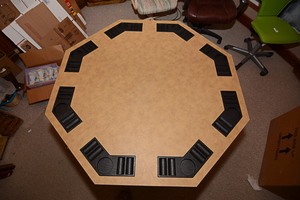 lot 135 image: Poker table top with protective covering