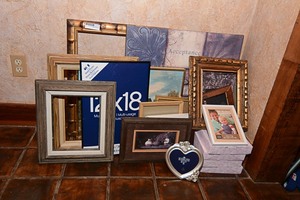 lot 162 image: Picture Frames, Some are small, some are large