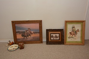 lot 183 image: Native American-themed memorabilia & decor