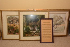 lot 175 image: Framed artwork & Parents Prayer in frame