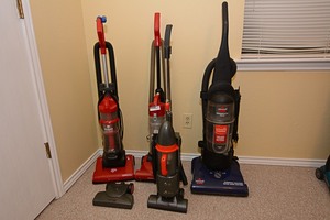 lot 174 image: Assorted vacuums including Bissell Powerforce Helix & Euroflex