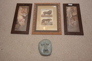 lot 166 image: African-themed art & decorative mask