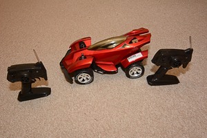lot 164 image: Battery operated remote control speedster car with two remotes