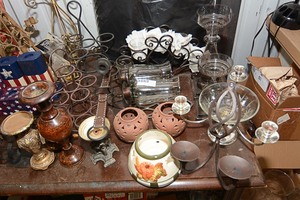 lot 425 image: Large Collection of Unique Candle Holders