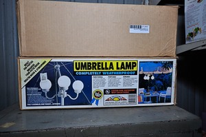 lot 267 image: 2 Under Umbrella waterproof lamps in original boxes