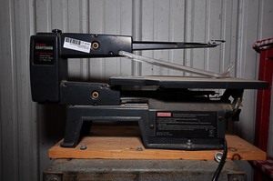 lot 249 image: Sears Craftsman 16 scroll saw with support stand