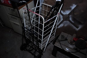 lot 243 image: Storage carts on wheels