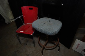 lot 298 image: Colorful sitting chairs