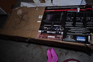 lot 324 image: Spar flat panel 3 in 1 television mount system in original packaging