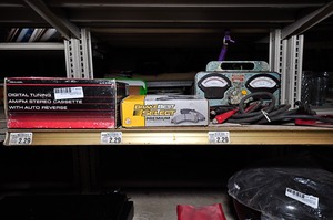 lot 330 image: Sun Battery starter tester (model Y 25317) BrakeBest select premium disc brake pads in original package digital tuning AMFM stereo with auto reverse