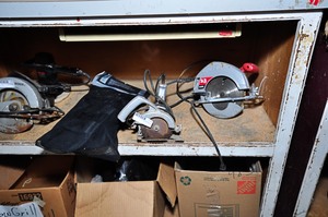 lot 386 image: Two Electric Skill Saws
