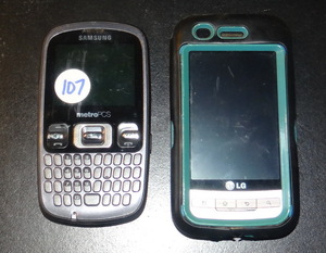 lot 107 image: LOT OF SAMSUNG AND LG PHONES - UNTESTED