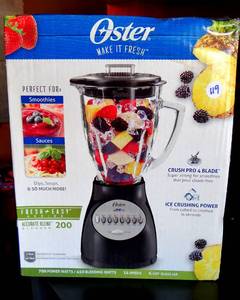 lot 119 image: Oster Accurate Blend 200 Watt 14 Speed White Blender