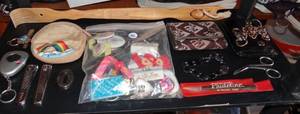 lot 132 image: MISCELLANEOUS LOT OF WALLETS AND PERSONAL CARE PRODUCTS AS SHOWN