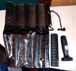 lot 172 image: Knights Armament 12 Rib Rail Covers In Holding Pouch