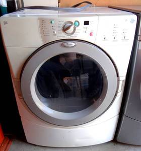 lot 179 image: Whirlpool Duet Electric Dryer MODEL GEW9250PW0 - ORIG RETAIL OVER $800