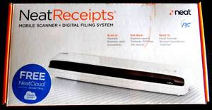 lot 135 image: Neat Receipts Mobile Document Scanner & Digital Filing System NM1000 Windows - NEVER USED