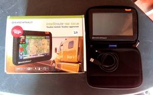 lot 210 image: Rand McNally TRUCK GPS TND 720LM 7 SCREEN w CASE AND ORIG BOX