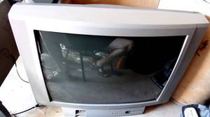 lot 234 image: LARGE VINTAGE TOSHIBA TV