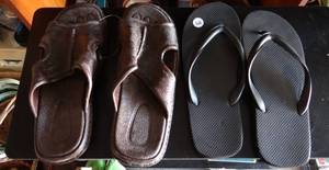 lot 268 image: MENS SANDLES - SIZE 11 AND FLIP FLOPS - SIZE 910 - BOTH UNUSED