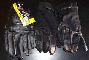 lot 270 image: GLOVEFIT COWHIDE LEATHER GLOVES #140L & PAIR OD RIDING GLOVES