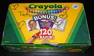 lot 280 image: CRAYOLA BOXES OF CRAYONS