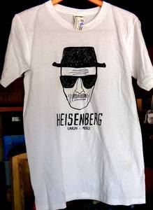 lot 292 image: Heisenberg Breaking Bad Mr White T-shirt Picture Photo Printed - NEW W TAGS - SIZE SMALL