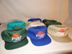 lot 71 image: Lot of 10 Vintage Mueller BALLINGER, TX hats caps - never worn