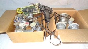 lot 126 image: Wen Soldering Gun, Soldering Iron, and lifetime supply of Solder