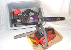 lot 138 image: Poulan and Craftsman Chainsaw parts