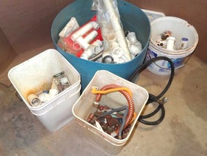 lot 144 image: Huge lot of Pluming & PVC fittings